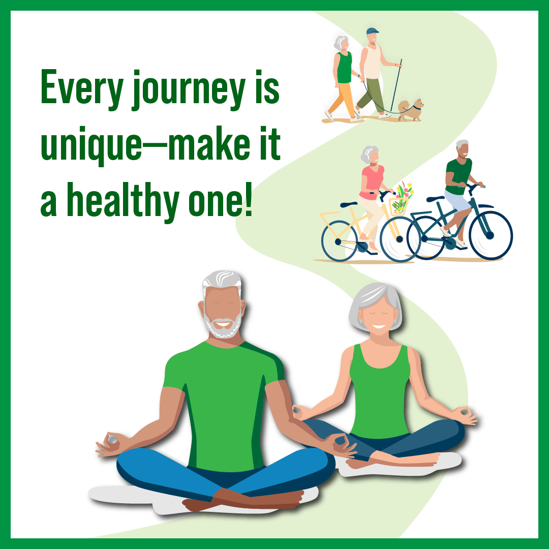 Mental Health- Every journey is unique-make it a healthy one! Image